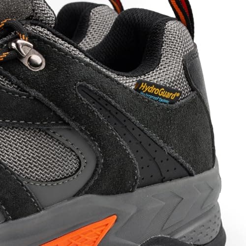 Jack Walker JW010 Men's Waterproof Suede Leather Hiking Trainers, 8 UK Grey — view 5