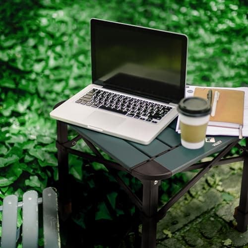 VILLEY Folding Camping Table, Lightweight Aluminium Portable Table (Large) — view 2