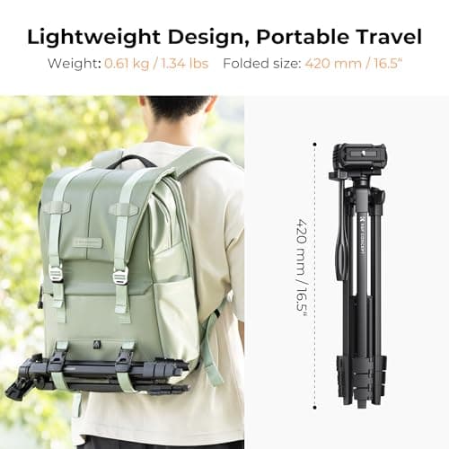 K&F Concept B174A1 Lightweight Tripod for Camera Phone — view 6
