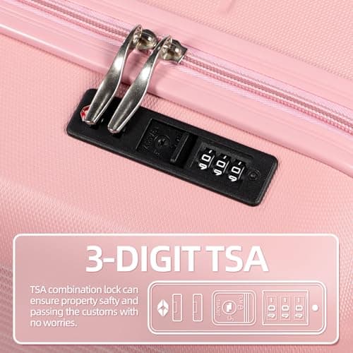 Tavoxda 28 Inch Large Luggage, ABS Hard Shell Travel Suitcase for Holiday — view 6