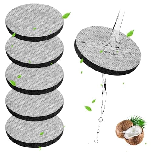 Setgoold 6 Pack Micro Disc Water Filter Discs Replacement for Bottles