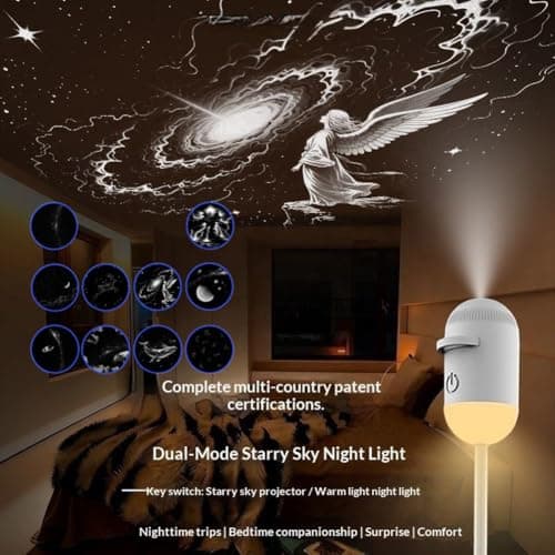 Erpmlyo Galaxy Projector for Kids Room, USB Night LED Lamp — view 6