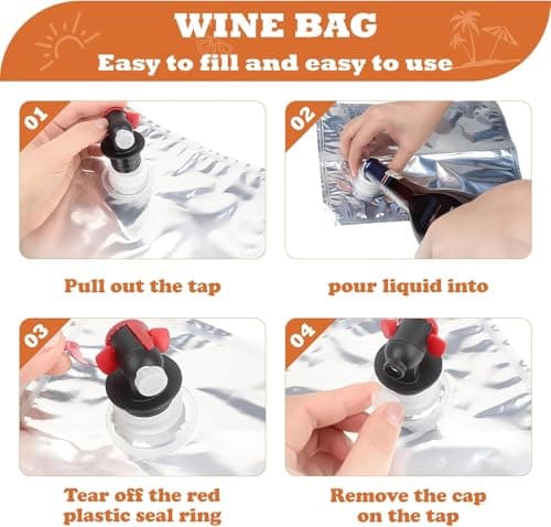 Eidoct Wine Handbag with a Water Dispenser, a Canvas Wine Bag with Hidden Insulated compartments, a Portable Beach Wine Bag for picnics, Camping, and Travel, and a Gift for Wine Enthusiasts(Black) — view 4