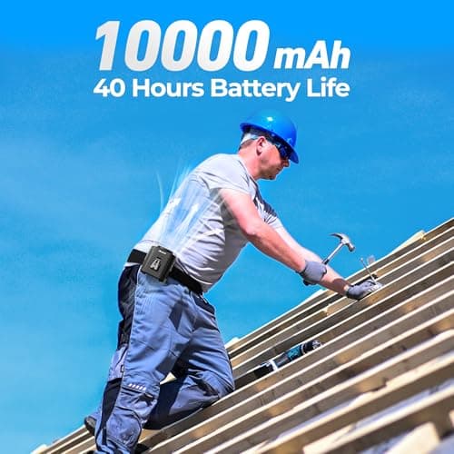 Amacool Portable Waist Fan Clip On,10000mAh Rechargeable Wearable Shirt fan — view 2