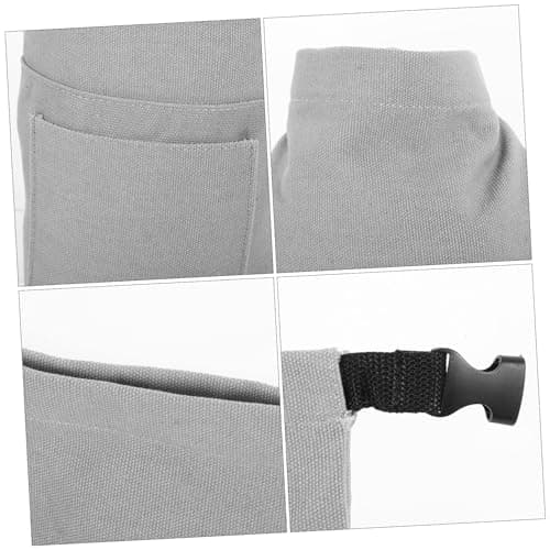 DECOMELODY Portable Outdoor Camping Oil Lantern Organizer Bag with Sturdy Buckle Wear-resistant Canvas Pouch for Kerosene Lamp Storage and Travel Convenience Grey — view 2