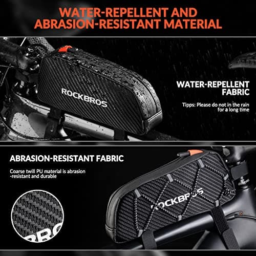 ROCKBROS Bike Frame Bag Bicycle Pouch Top Tube Bag — view 5