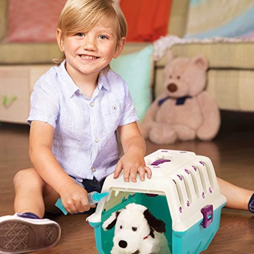 Battat Veterinarian Toy Set, 15-Piece Dalmatian Puppy Carrier Play, Playset — view 2
