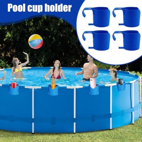 Pool Cup Holders - Spill-Proof Ground Mount | 4 Pack — view 6