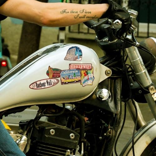 36 Large Retro Travel Stickers, Vinyl Vintage Suitcase Patches Luggage Stickerbomb, Decals for Skateboard Laptop Motorbikes — view 5