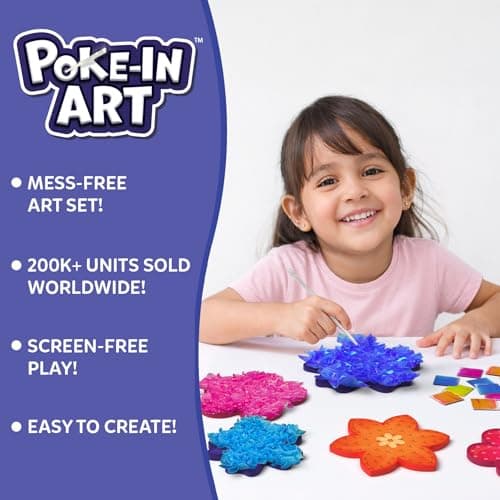 Skillmatics Poke-in Art – Flower Bouquet, DIY Craft Kit, Gifts for Kids — view 2