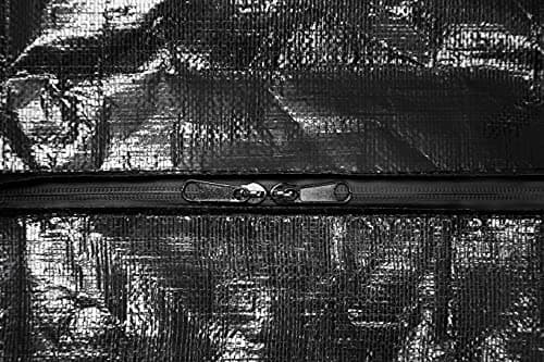 Primacare BB-3201 Body Bag Stretcher Combo with 8 Side Handles and Center Zipper, Waterproof Bags for Outdoor Camping Hiking and Sleeping, Polyethylene Cadaver Disaster Pouch, 90" x 36", Black — view 3