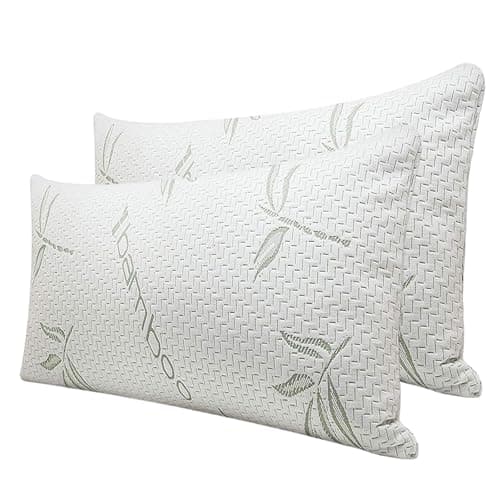LSC Bamboo Memory Foam Pillow Neck Shoulder Support Hypoallergenic