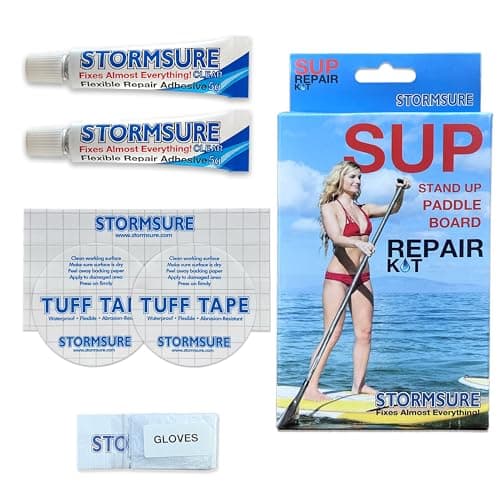 Stormsure SUP - Stand Up Paddleboard Repair Kit. Waterproof, Durable, Flexible and Pressure-Proof Repairs for Paddleboards