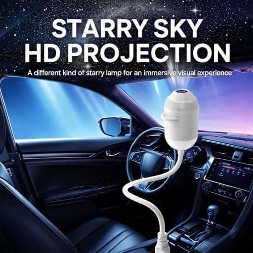 5D HD Smart Dynamic Holographic Galaxy Sky Projector Night Light (24 Films) — view 6