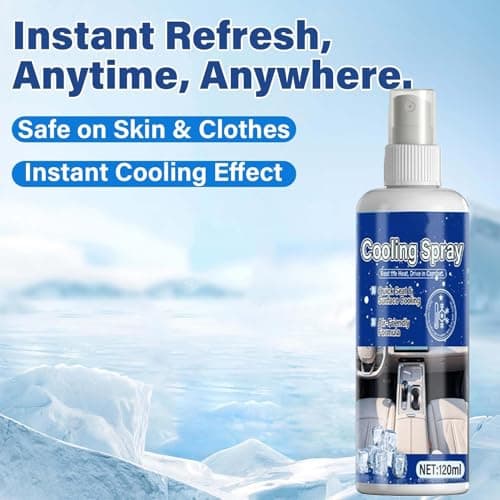 Refreshing Refreshing Spray, Moisturizing Mist Solution, Non Sticky Formula, Compact Travel Size Features, Sports Picnic Festival Accessory, Temp Relief — view 4