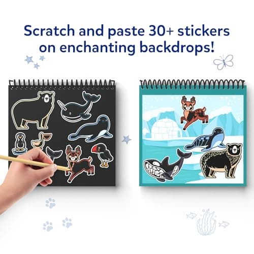 Skillmatics Magical Scratch Art Book for Kids – Animals, Creative Activity — view 5