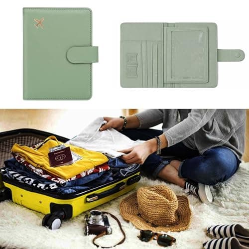 HAPPOW Passport Holder Travel Wallet RFID Blocking, PU Leather — view 6