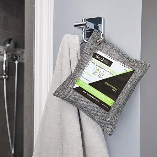 MIVIDE 6PCS 200G Activated Bamboo Charcoal Air Purifying Bag, Nature Fresh Air Purifier Bags, Odour Eliminator Absorber, Moisture Absorber, Room Deodoriser Air Freshener for Home, Car, Closet, Fridge — view 6