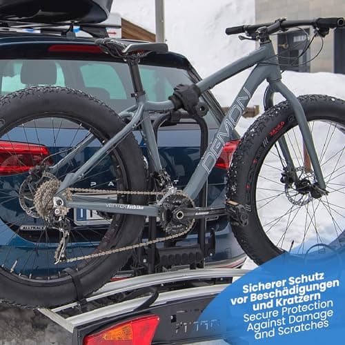Siegvoll Bicycle Frame Protector with 2 Different Sizes Transport Protection for Thule Bike Racks Carbon Frame Protection Anti Rub and Scratch — view 6