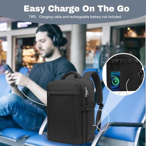 Xkdoai 30L for Easyjet Cabin Bag 45x36x20 Underseat Backpack Hand Luggage — view 3