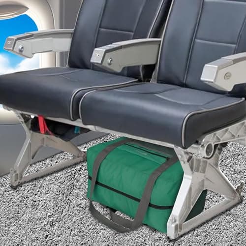 for Ryanair Airlines Cabin Bags 40x30x20 Underseat Holdall Travel Bag 20L Carry on Hand Luggage Weekend Bag with Shoulder Strap for Women and Men (Teal Blue) — view 6