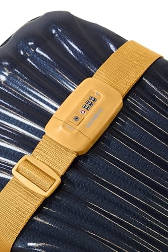 Samsonite TA Revolution – Luggage strap with TSA lock, adjustable 50mm, sturdy click buckle, secure luggage strap for travel, yellow — view 4