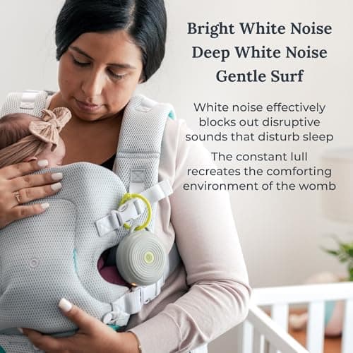 Yogasleep Hushh Portable White Noise Sound Machine for Baby, 3 Soothing Natural Sounds with Volume Control, Compact Size, Noise Canceling for Sleep Aid, Office Privacy, & Meditation, Registry Gift — view 4