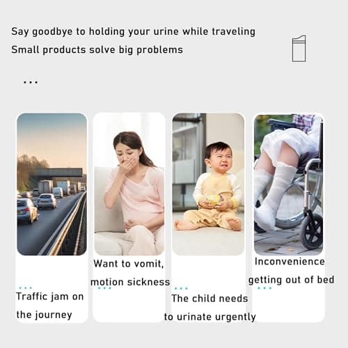 RQJLZ 12 pcs Disposable Urine Bags, 700ml Pee Bags, Traffic Jam Emergency Portable Urine Bag for Camping Travel Outdoor Urinal Toilet Car Gel for Men Women Kids Children Patient and Pregnant (Grey) — view 4