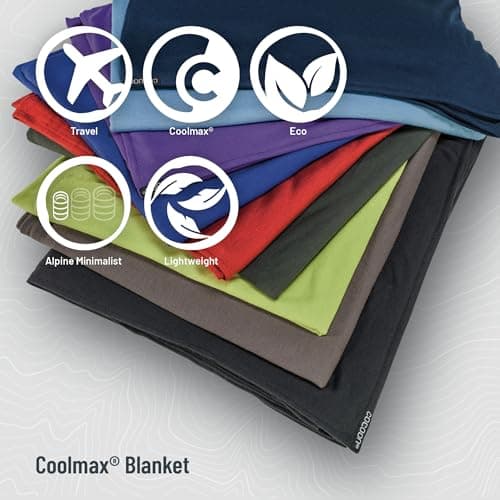 COCOON Travel Blanket CoolMax charcoal 2021 — view 2