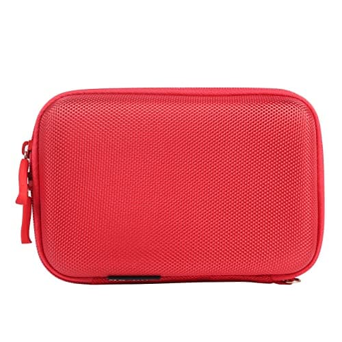 Jlyifan Nylon Diabetic Organizer Carrying Case Hard Shell Travel Kits for Blood Sugar Test Strips, Medication, Glucose Meter, Pills, Pens, USB Cables, Insulin Syringes, Needles, Lancets — view 3