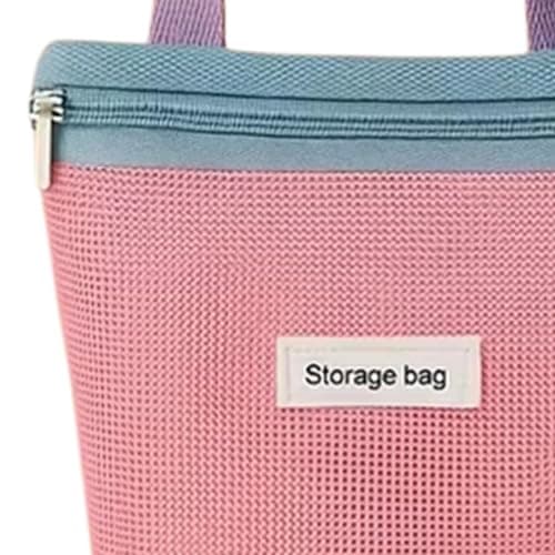 Travel Beach Bag, Breathable Mesh Tote, Lightweight Foldable, Gym, Camp — view 6