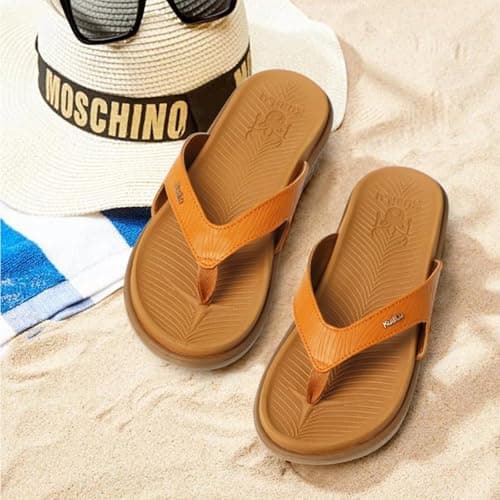 KuaiLu Womens Arch Support Flip Flops Yoga Mat Cushioned Orthopedic Sandals — view 2