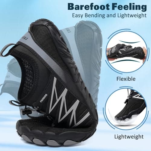 Barefoot Shoes,Quick Dry Water Shoes,Non-Slip Running Shoe Mens Women,Lightweight Beach Shoes with Heel Support for Swim Surf Walking Hiking Pink — view 5