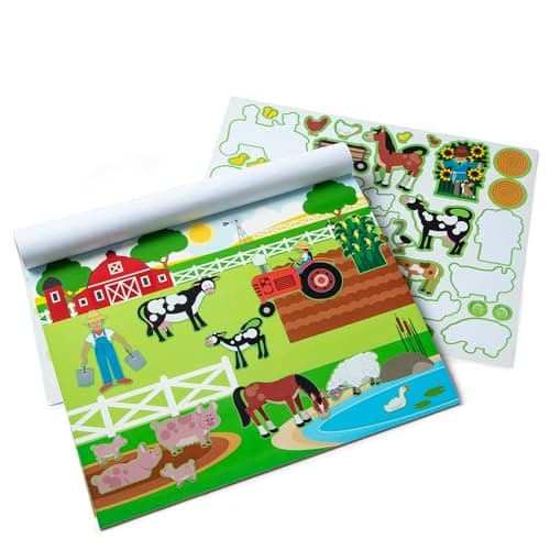 Melissa & Doug Reusable Sticker Pad | Activity Book for Children, Travel Toys for Kids | Age 3+ — view 4