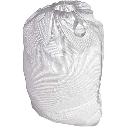 iGadgitz Home U7097 XXL Mesh Wash Bag Extra Extra Large Mesh Laundry Bag -White -1pc
