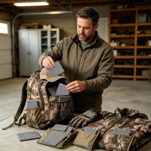 Qxcmuan Field Scent Absorber Pads Non-Woven Fabric Pocket-Sized — view 2
