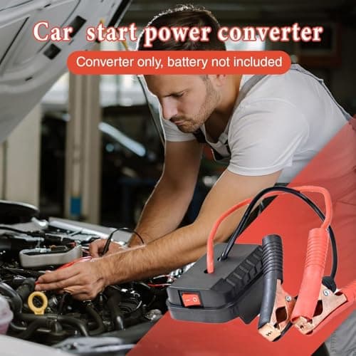 Car Battery Jump Starter- Portable Jump Starter Lithium Battery Box — view 2