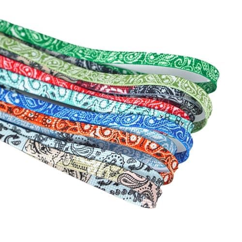 Elerevyo Flat Paisley Shoelaces for Sneakers Soft Shoestrings 1 Pair — view 5