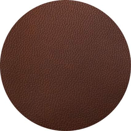 Men's Genuine 100% Leather Toiletry Bag, Plain Chocolate Brown — view 6