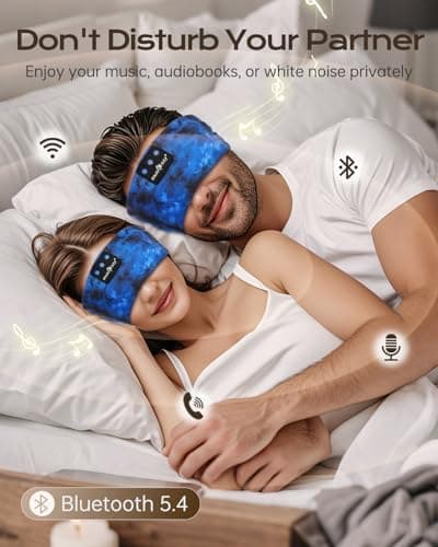 MUSICOZY Sleep Headphones Headband for Side Sleepers Bluetooth 5.4 — view 6