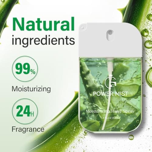 Hand Sanitiser Spray – Aloe Hydrating Hand Sanitizer with Glycerin, 2Pack — view 5