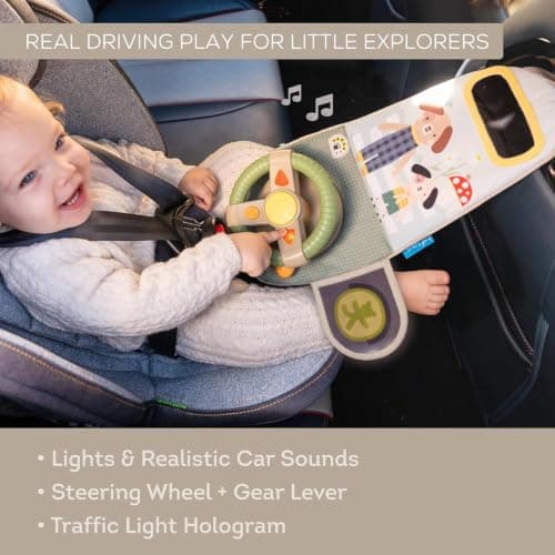 Taf Toys Car Seat Toy - Interactive Baby Infant Car Toys with Lights & Realistic Sounds for Babies - Stimulating Car Travel Entertainment - Perfect for Car Seat & Travel - 12 months + Boy Girl — view 3