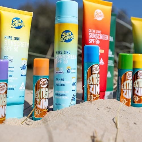 Sun Zapper Zinc Stick - Yellow Colour Sunblock Stick SPF 50+ Zinc Oxide Face Mineral Sun Cream Made in Australia — view 6