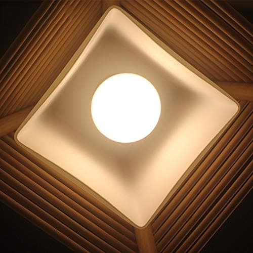 GHBSDNEPP Chinese Style Retro Trapezoid Bamboo Light Led Single Head Lamp Creative Tea Bar Ceiling Light Adjustable Kitchen Chandelier — view 6