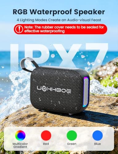 Portable Bluetooth Speaker 20W, IPX7 Waterproof with Deep Bass & TWS — view 6