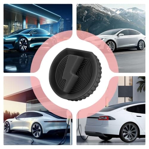 Ev Charger Port Cover, Car Charging Port Dust Plug, Reusable Protective Ports Caps, Magnetic Waterproof Caps Enclosure Tip Protector For Vehicle Roadside Garage Station Parking Travel — view 6