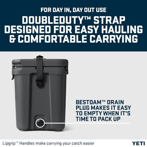 YETI Roadie 24 Cool Box, Charcoal — view 5