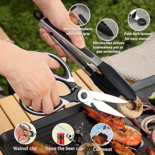 Kyraton Camping Cooking Set 15 Pack, Camping Cookware, Camping Essentials, Portable Camping Kitchen Utensil Set, Ldeal For Backpacking, Barbecuing, Camping And Hiking Trips. — view 6