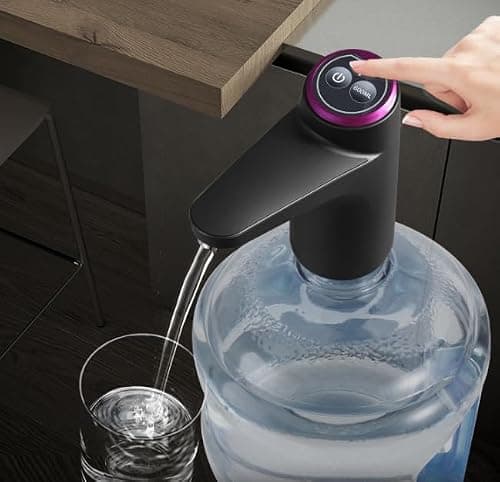Electric Water Dispenser Pump Tap - USB Charging, Automatic, Portable, Safe ABS Plastic & Food Grade Silicone - Universal Bottle Fit - Camping and Travel - Fits most bottles — view 5