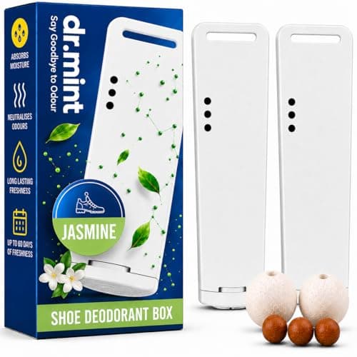 dr.mint Shoe Deodorizer Box 2 Pack (Jasmine White)
